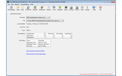 ACA 1095 Reporting - Multi-Client Home Screen
